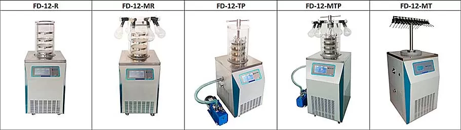 Модельный ряд лиофильных сушилок Labfreez серия FD