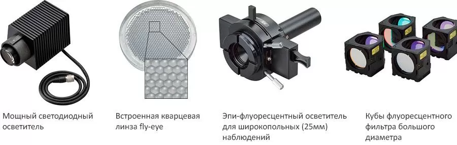 Революционное широкое поле зрения (FOV) 25 мм Nikon Eclipse Ti2