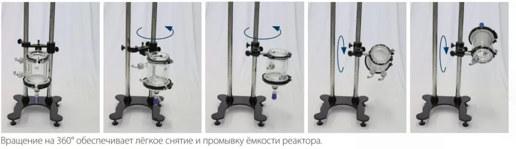 Механизм вращения позволяет легко выгружать кек Механизм вращения позволяет легко выгружать кек